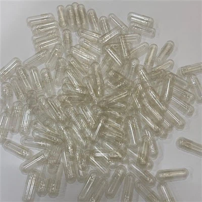Capsules de gélatine transparentes Taille 0