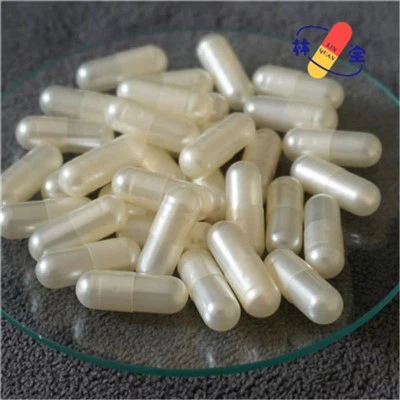 Capsule blanche nacrée